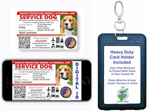 fake service dog id