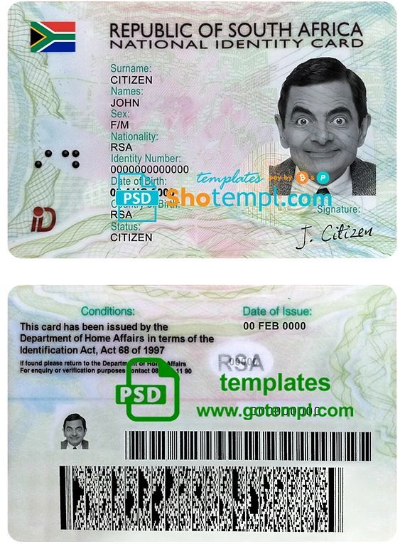 fake south african id generator