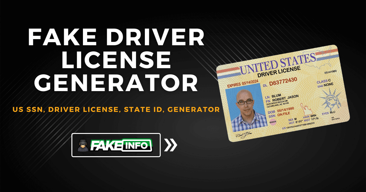 fake state id generator