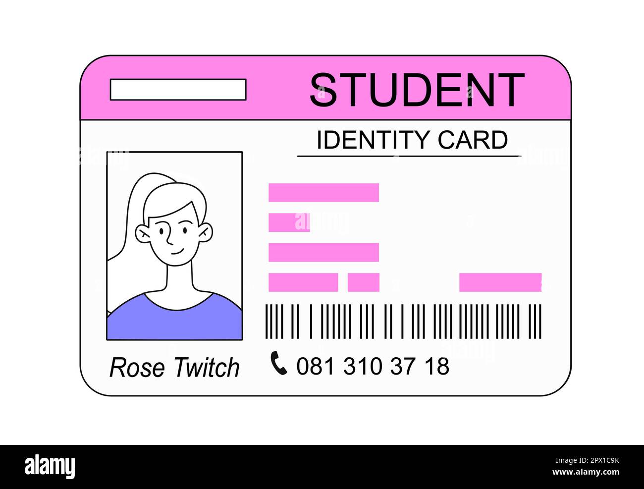 fake student id