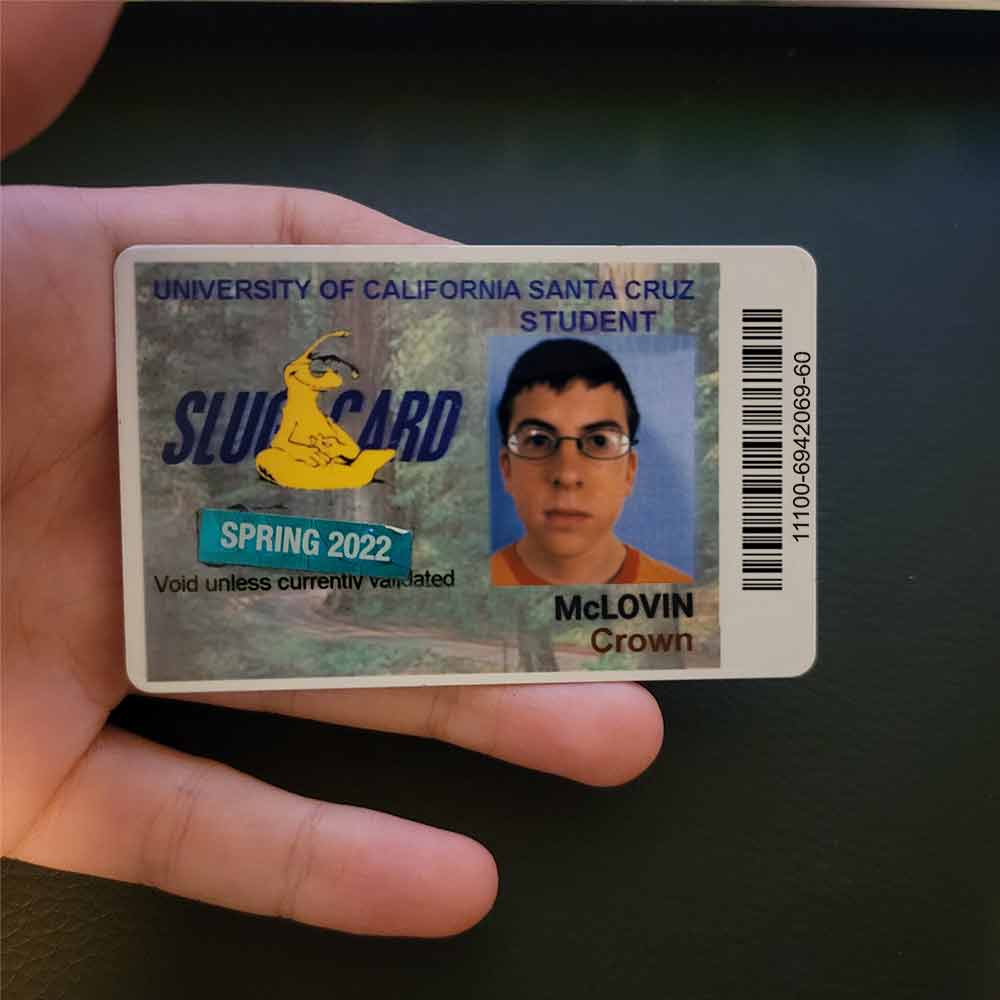 fake student id