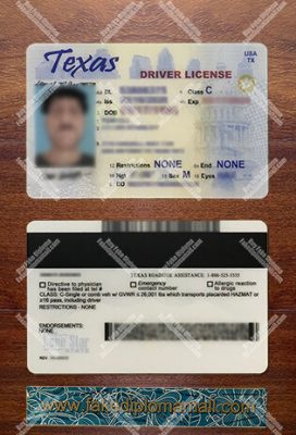 fake texas id vs real