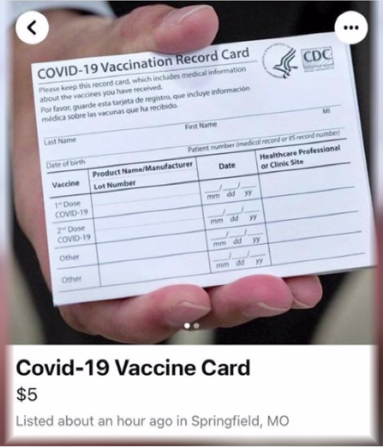 fake vax id