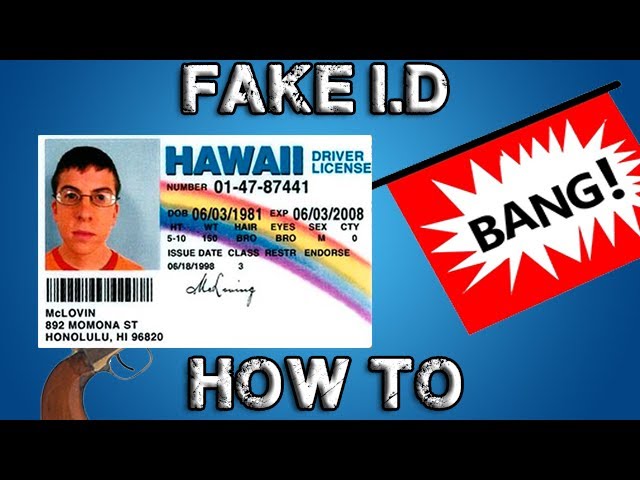 fake work id