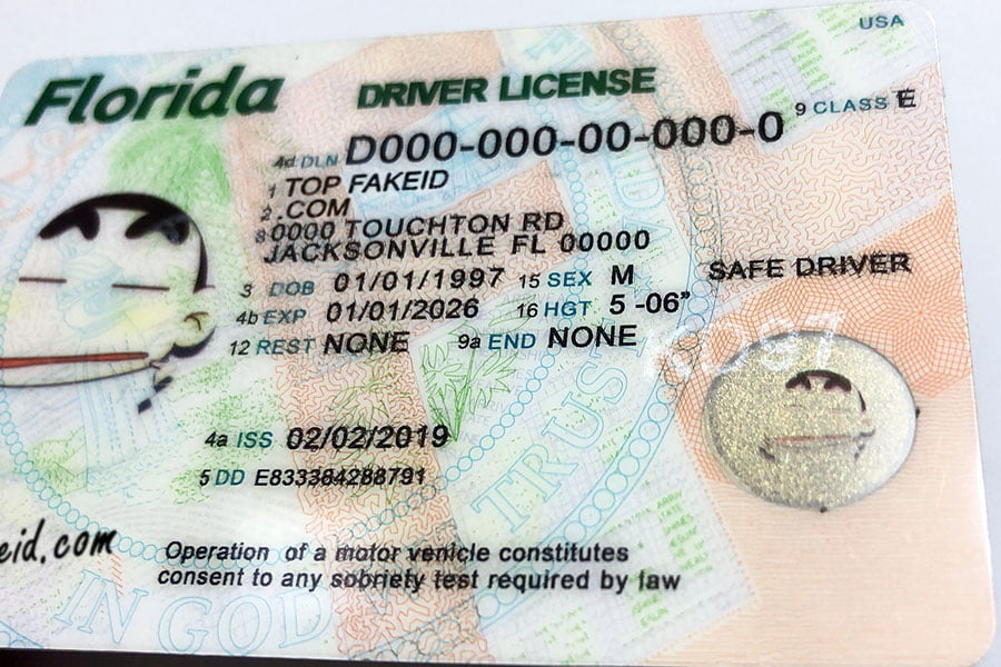 Florida Scannable fake id