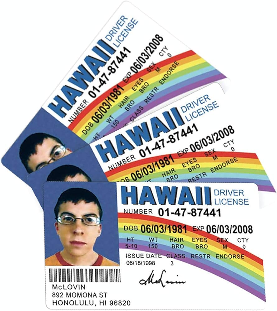 funny fake id