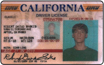 get caught with fake id