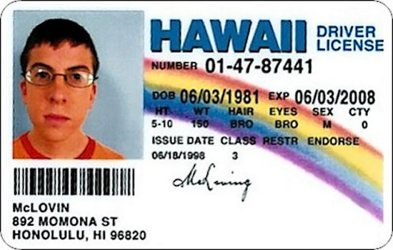 Hawaii Fake Id Templates