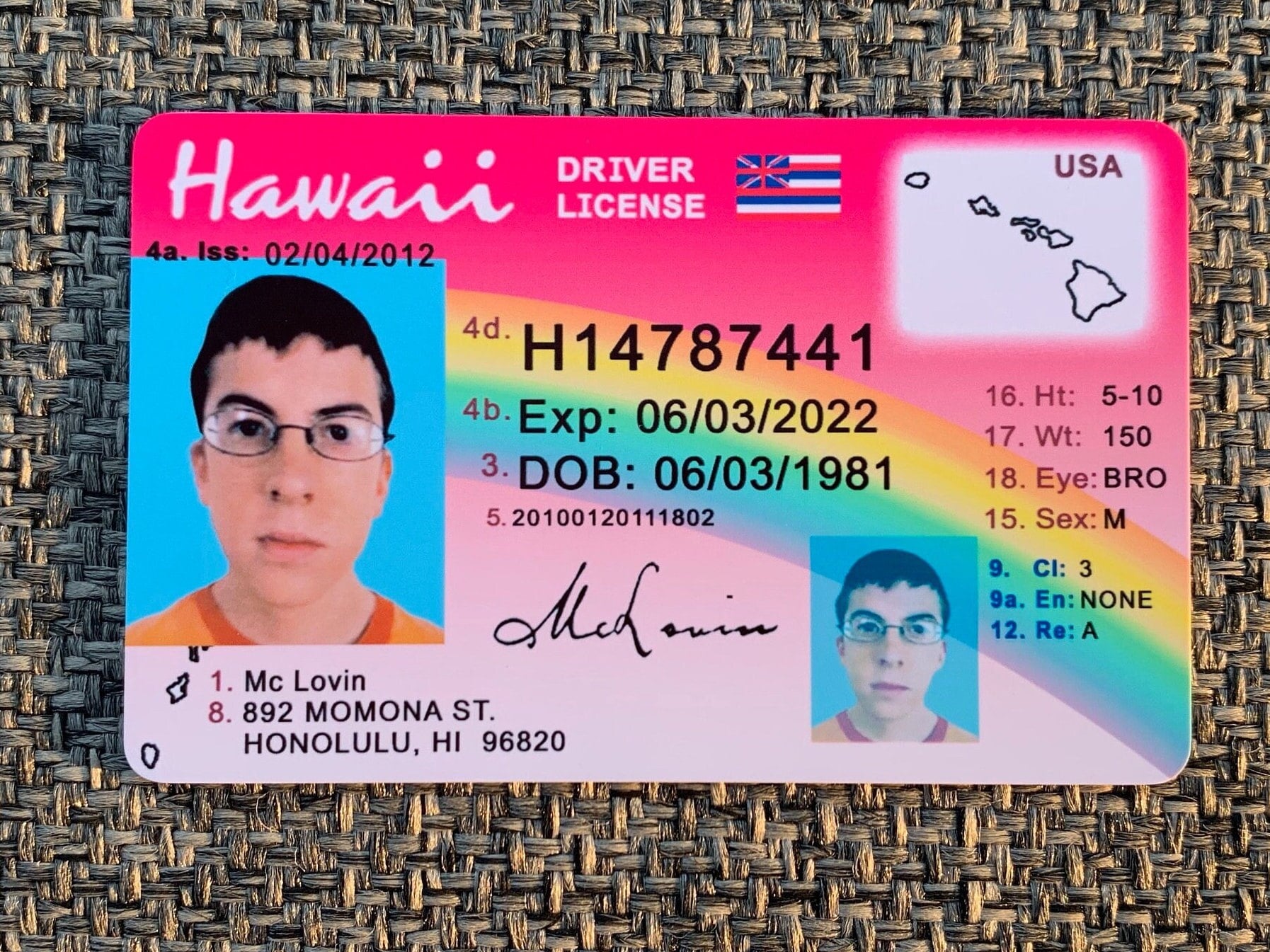 Hawaii Scannable Fake Id Front And Back