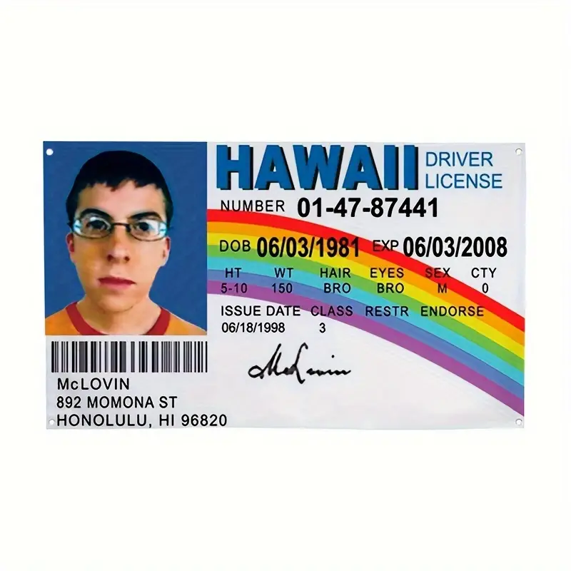 hawaiian fake id