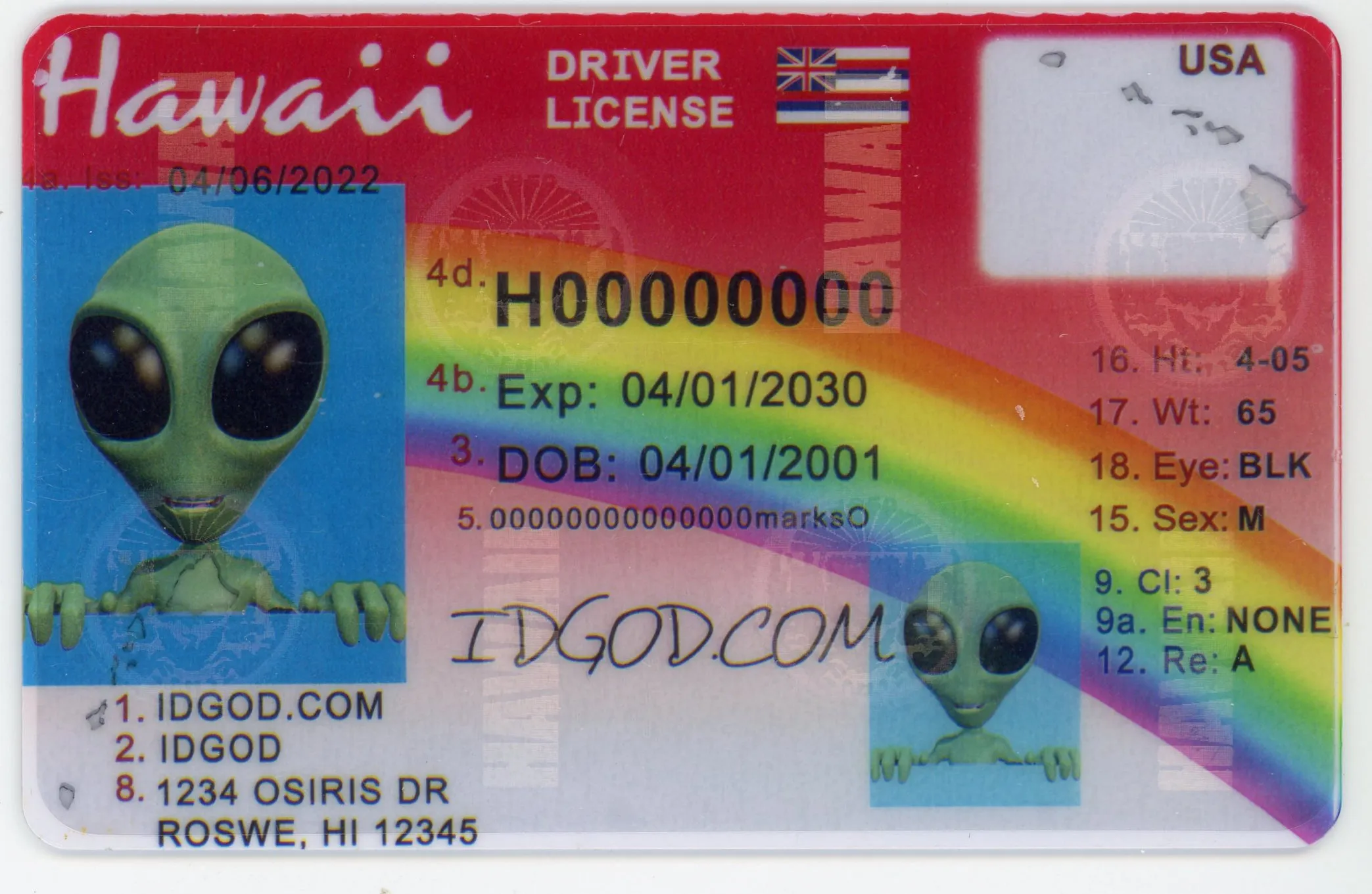 How Much Is A Hawaii Scannable Fake Id