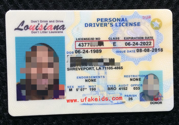 How Much Is A Louisiana Scannable Fake Id