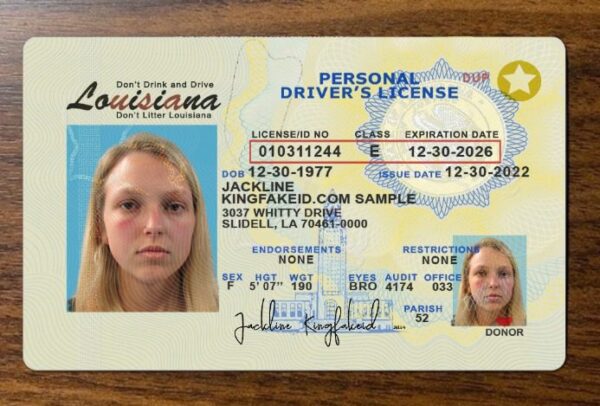 How Much Is A Louisiana Scannable Fake Id