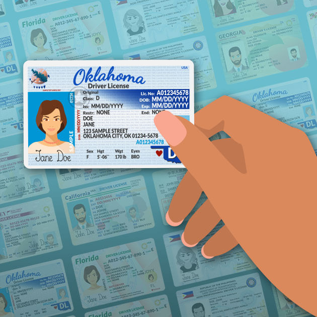 how to choose issue date fake id