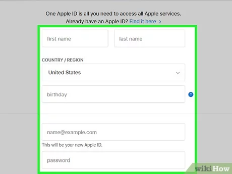 how to create a fake apple id