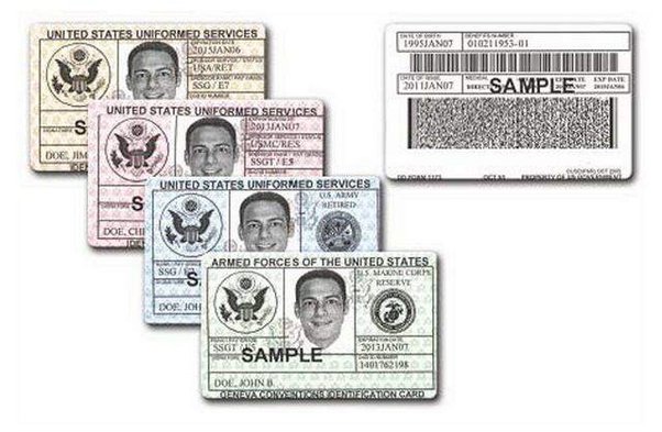 how to get a fake military id card