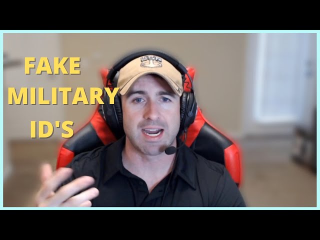 how to identify a fake military id