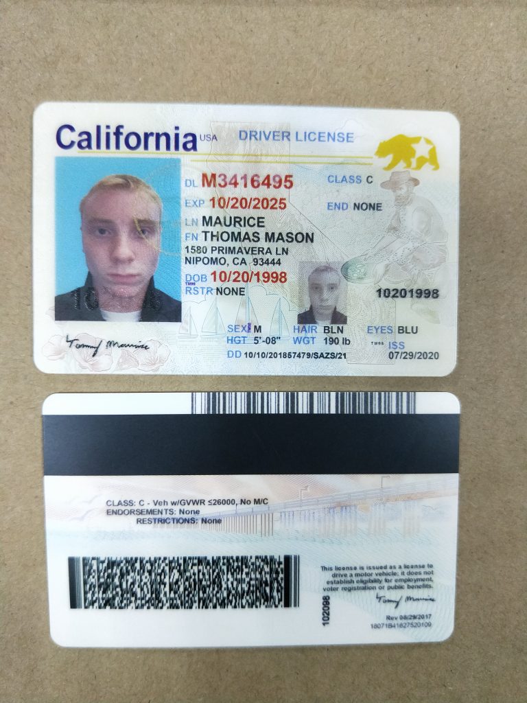 How To Make A California Fake Id