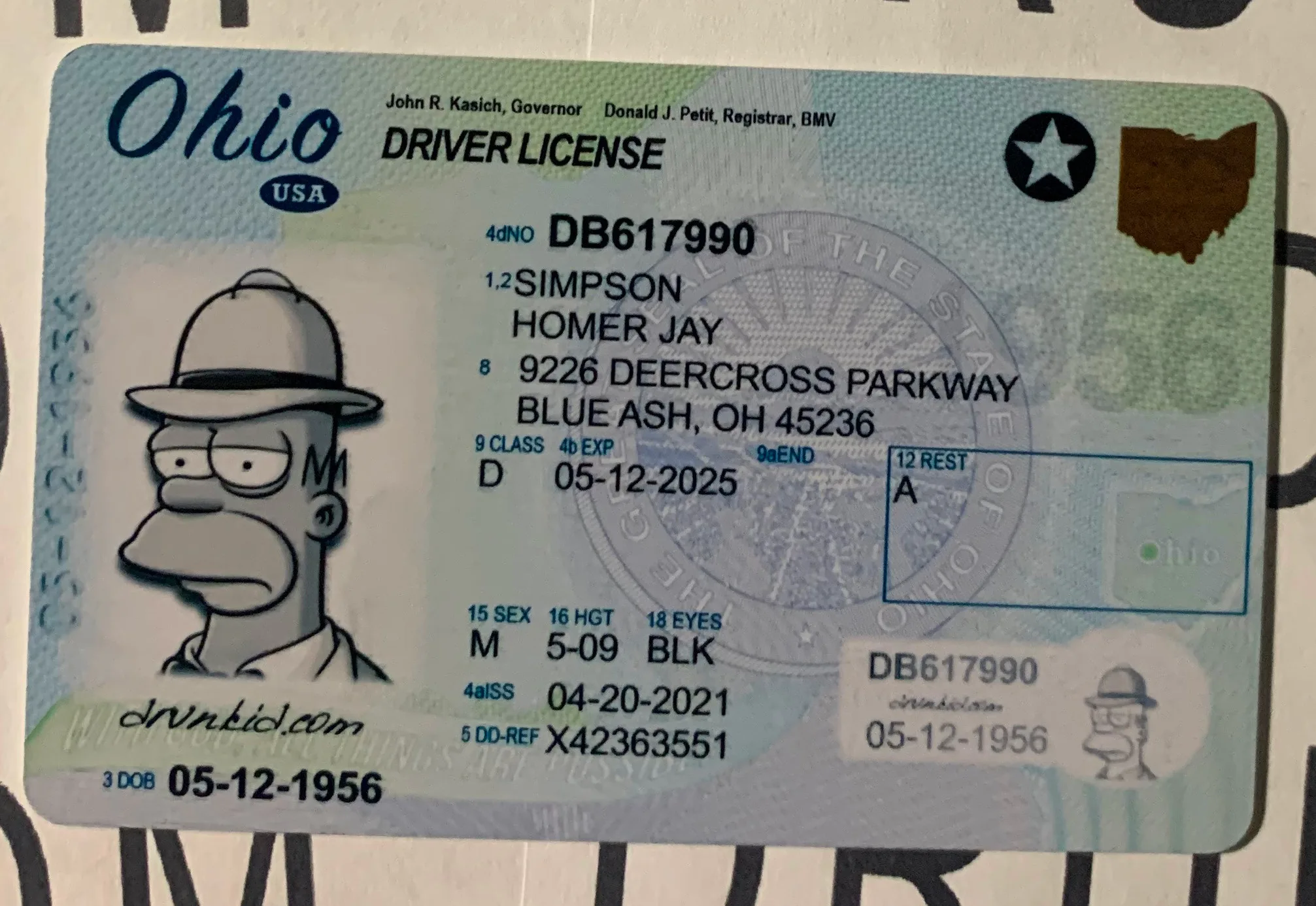 how to make a fake ohio id