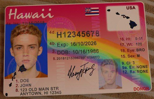 How To Make A Hawaii Scannable Fake Id