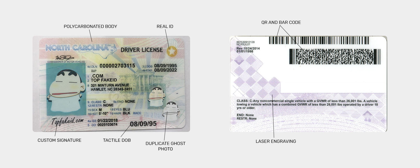 How To Make A North Carolina Fake Id Buy Fake Id site Scannable