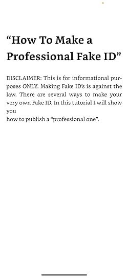 how to make your own fake id