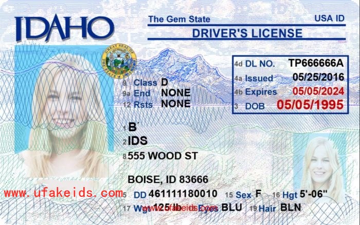 Idaho Fake Id Online