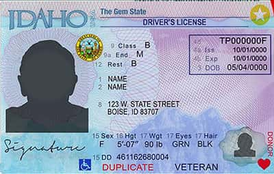 Idaho Fake Id Templates