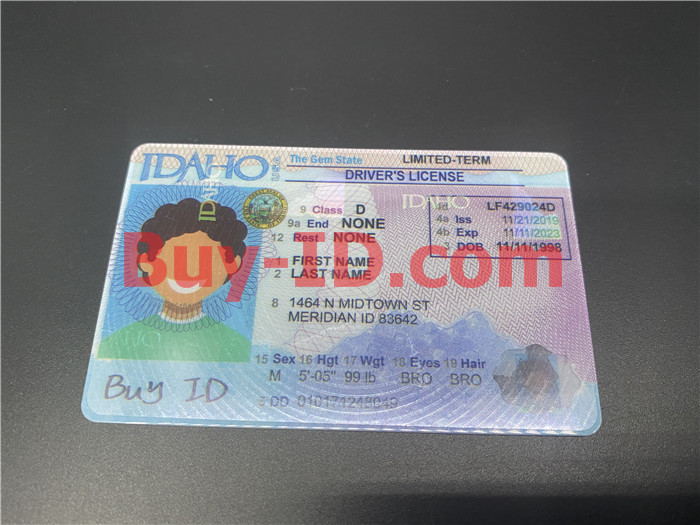 Idaho Scannable Fake Id Generator