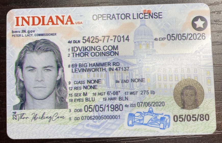 indiana fake id