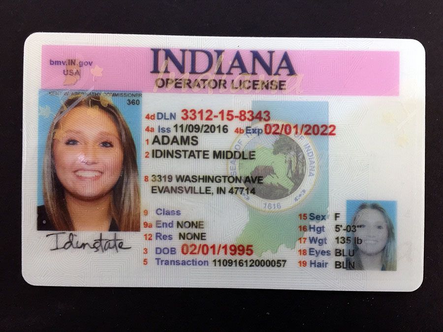 Indiana fake id