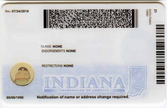 Indiana Scannable Fake Id Charges