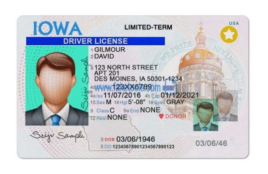 iowa fake id