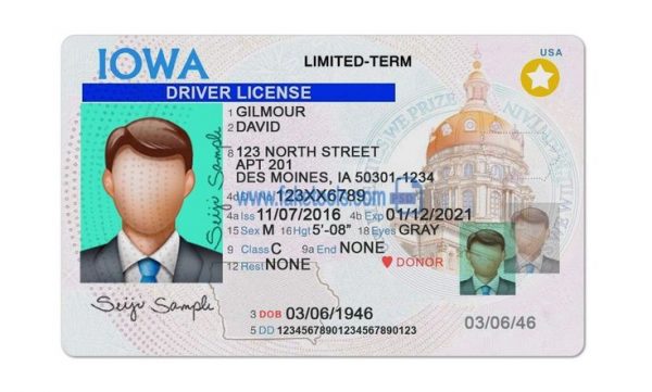 iowa fake id