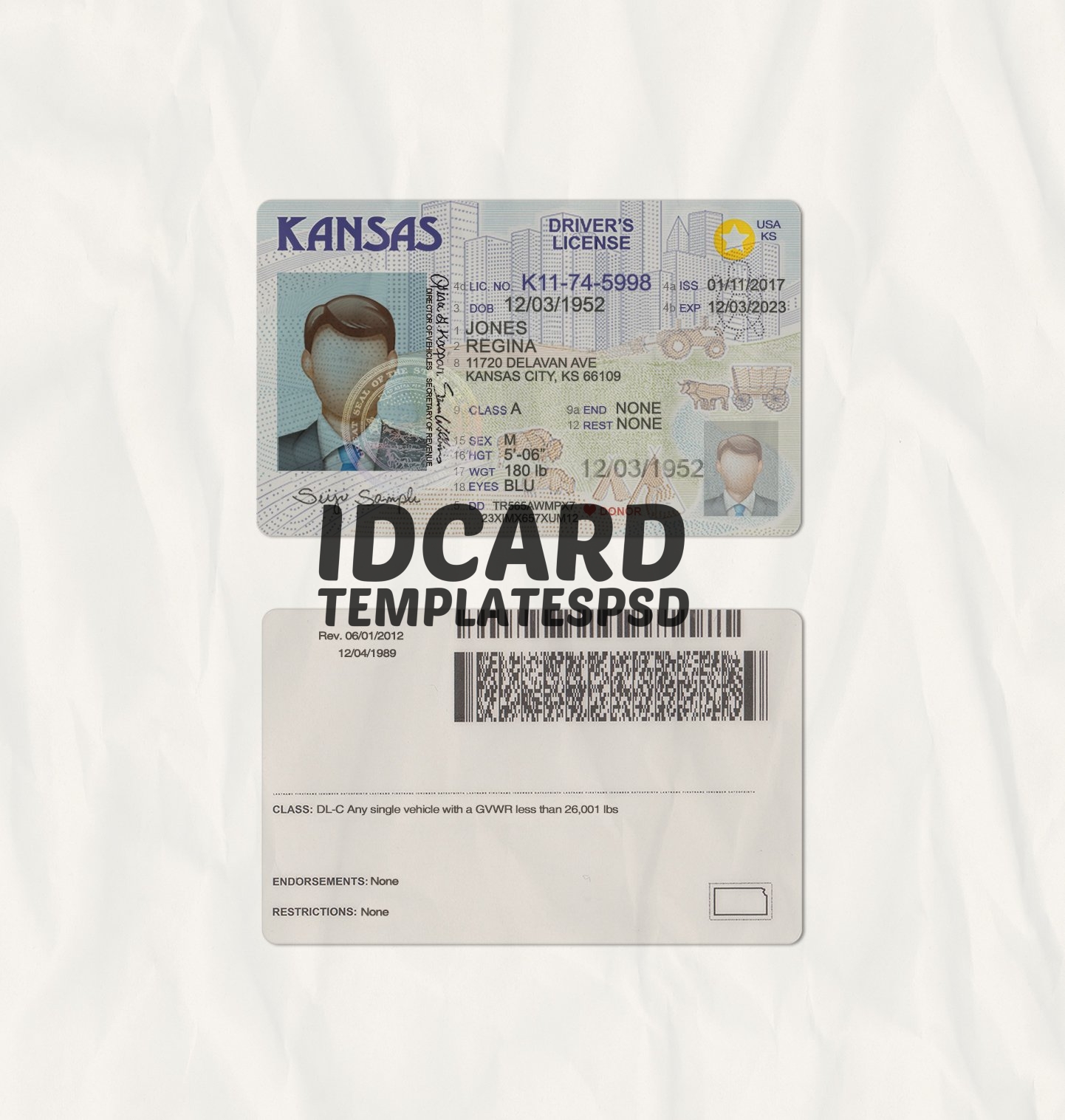 Kansas Fake Id Templates