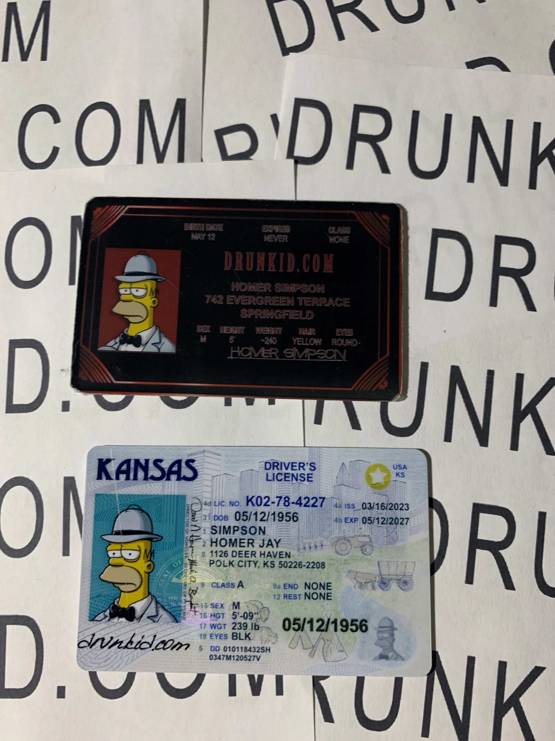 Kansas fake id