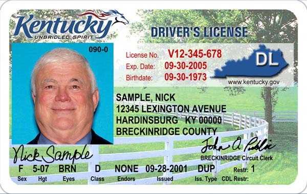 kentucky fake id