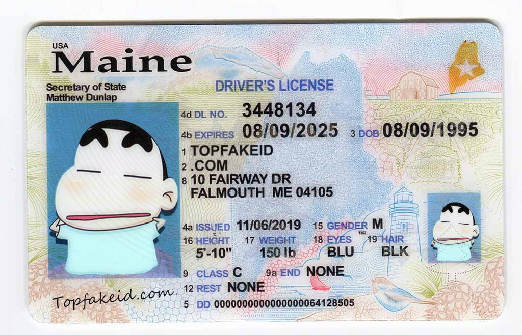 Maine Scannable Fake Id Generator