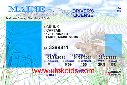 Maine Scannable Fake Id Generator