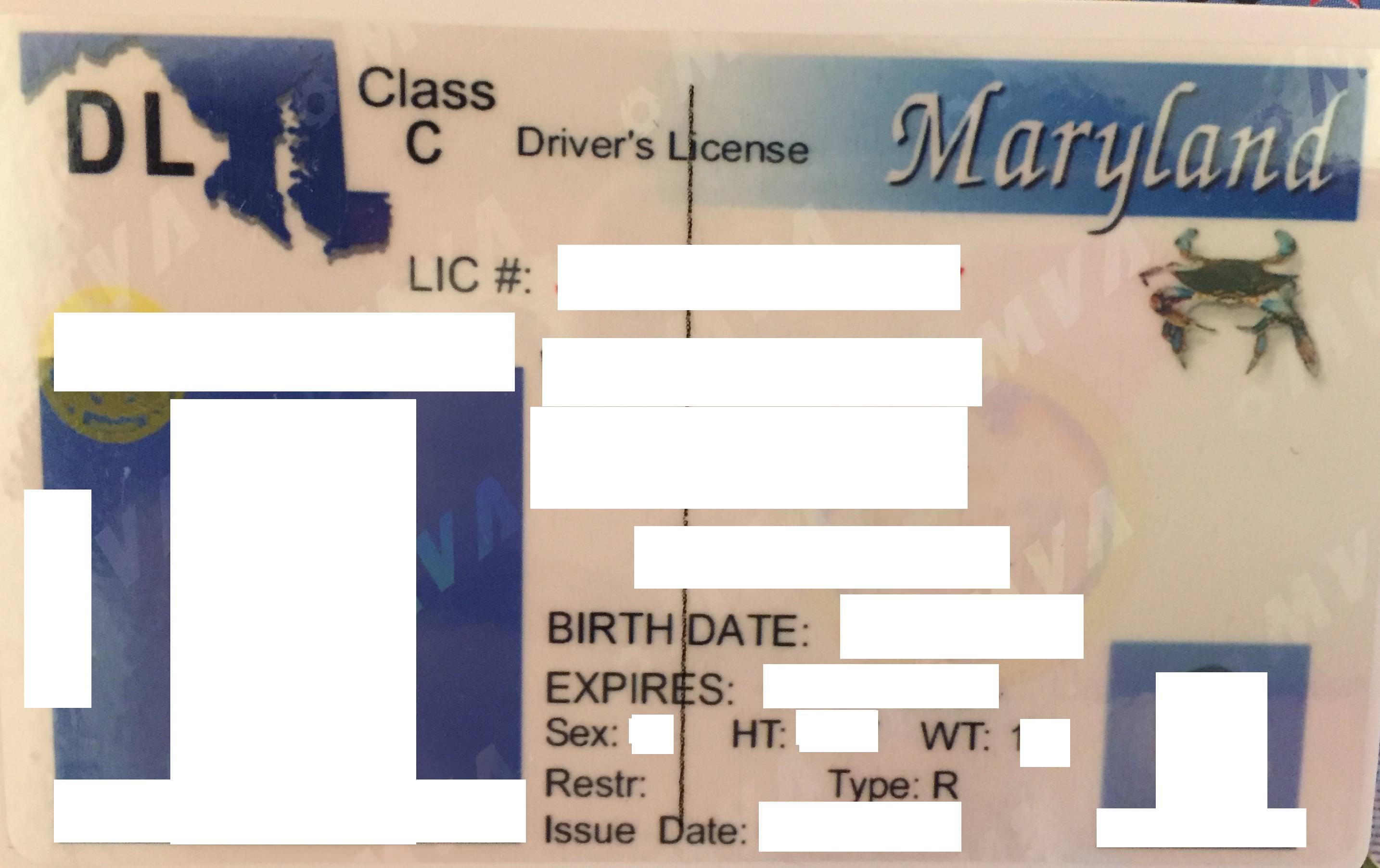 Maryland Scannable Fake Id Online