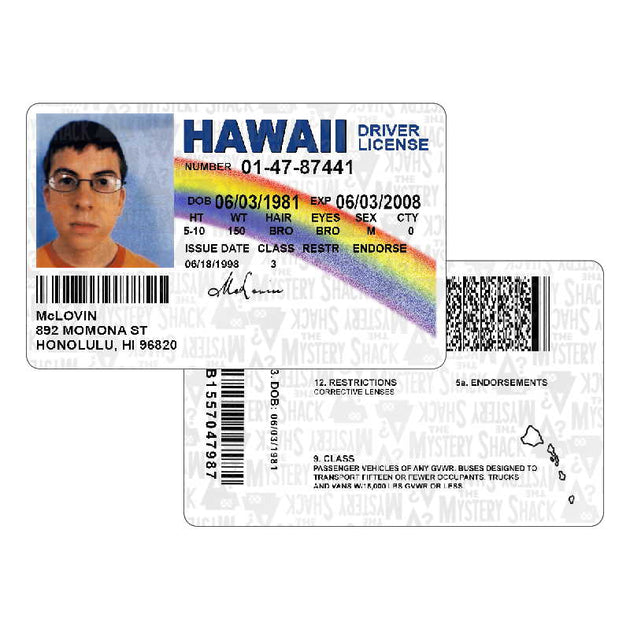 mclovin fake id