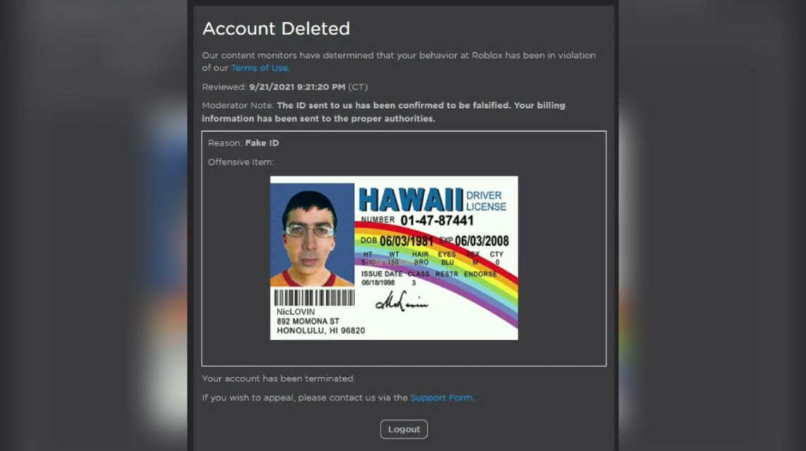 Michigan Fake Id Roblox