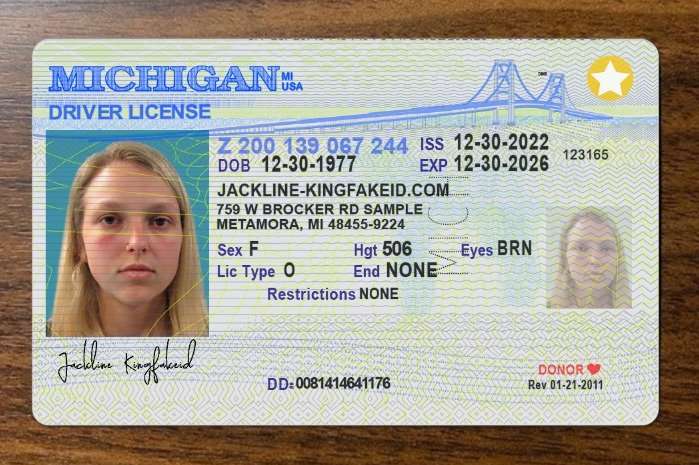 Michigan Scannable Fake Id Generator