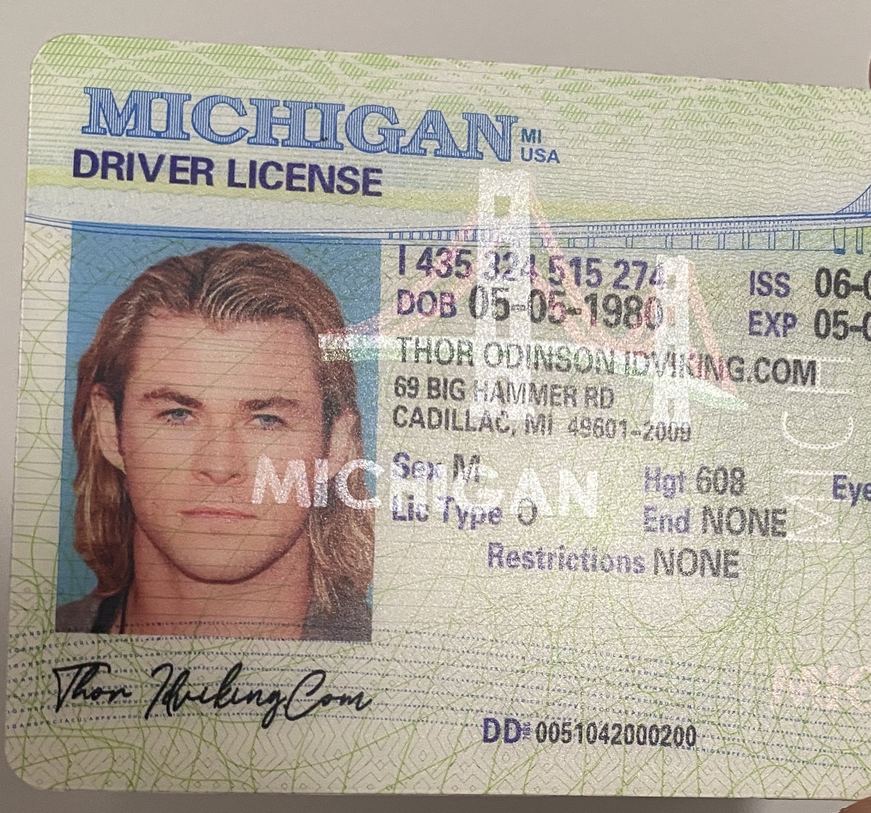 Michigan Scannable Fake Id Generator