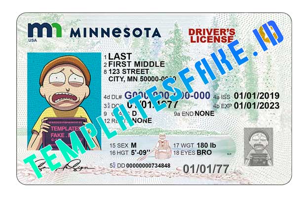 Minnesota Fake Id Templates