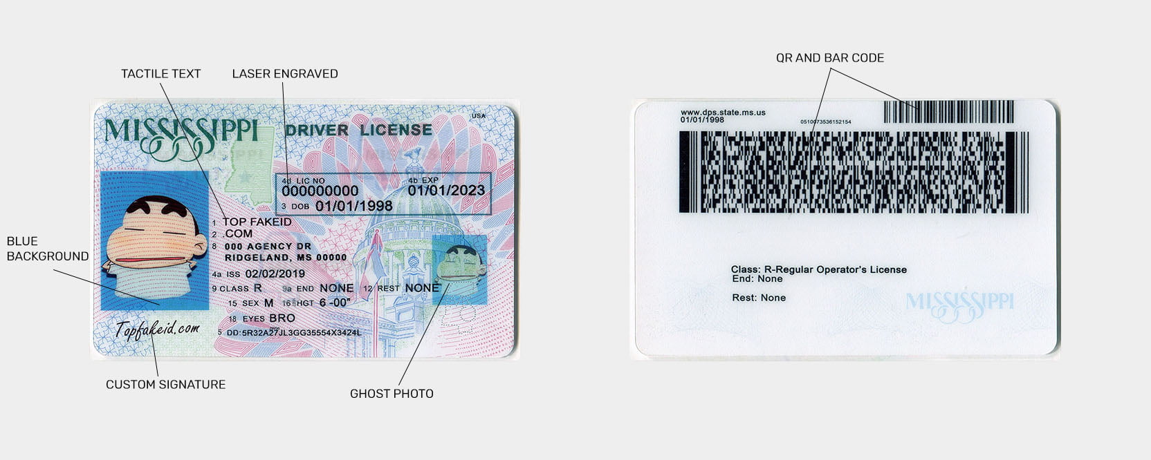 Mississippi Scannable Fake Id Generator