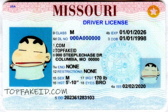 Missouri Scannable Fake Id Maker