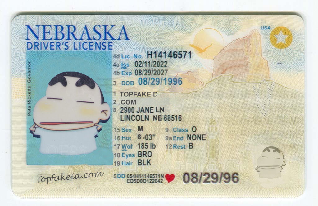 Nebraska Fake Id Generator