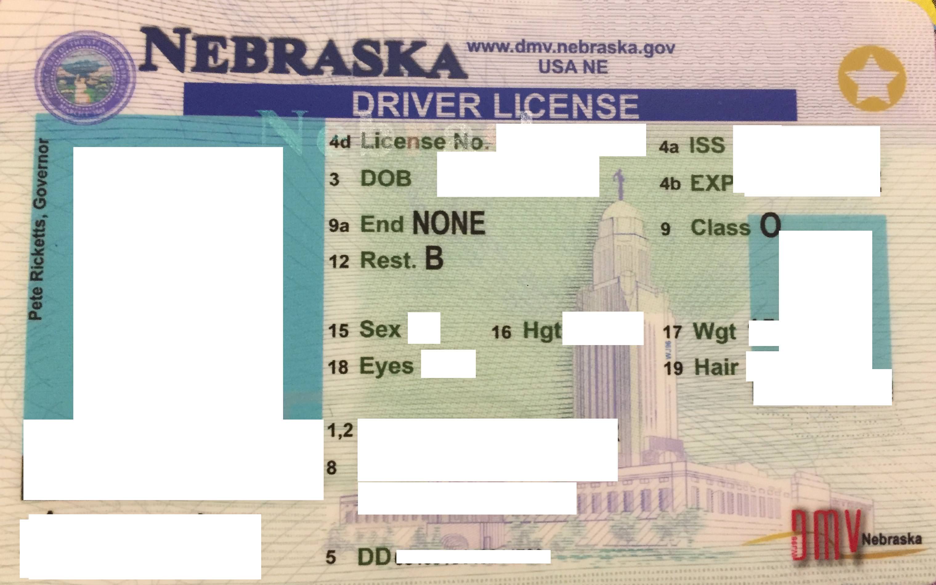 Nebraska Fake Id Generator