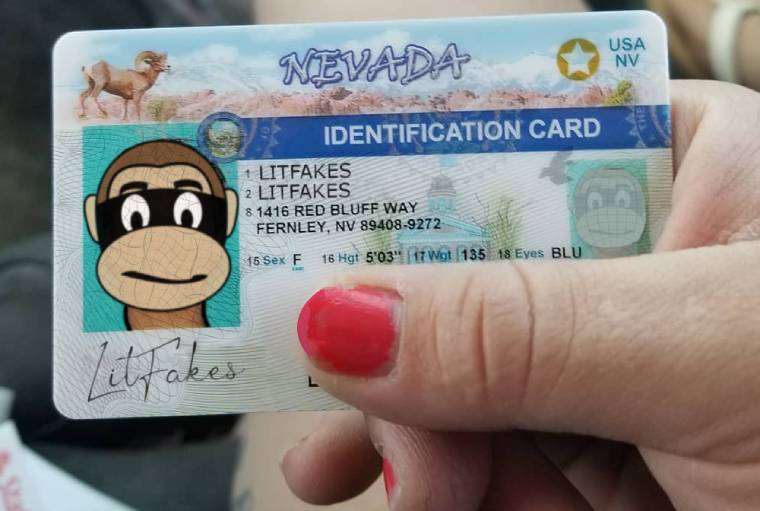 Nevada Fake Id Front And Back